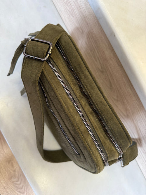 Χιαστί Τσαντάκι Χακί