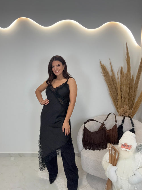 Laura Lingerie Dress Black