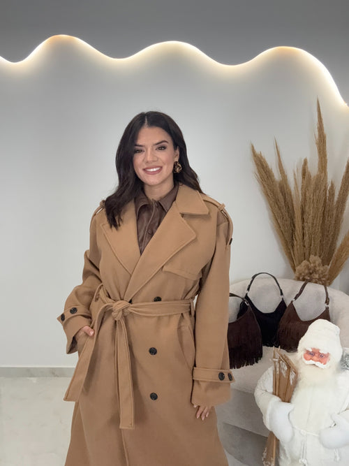 Reina Παλτό Κάμελ