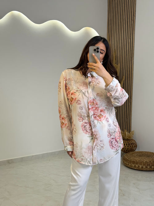 Rose Πουκάμισο White-Rose