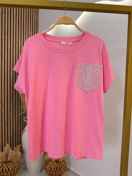Pink Strass T-Shirt