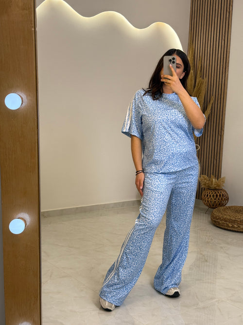 Animal Print Set Γαλάζιο