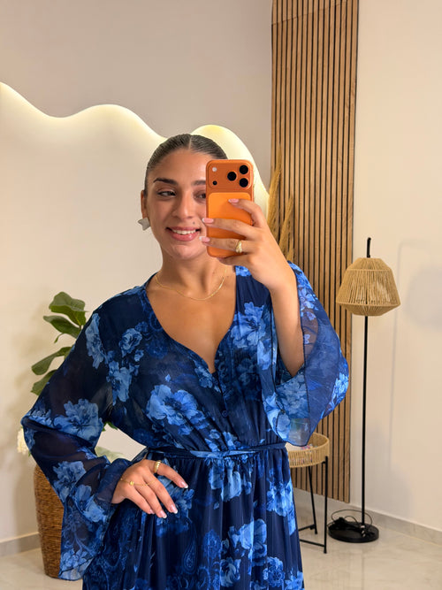 Lidia Dress Blue