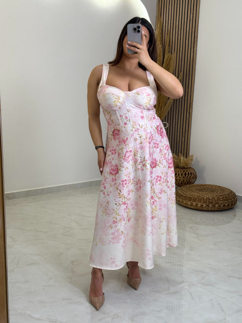 Florencia Dress Rose