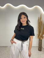 T-shirt Smile Black