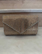 Glam Bag Φάκελο Ηoney-Gold