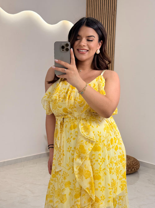 Emily Dress Yellow