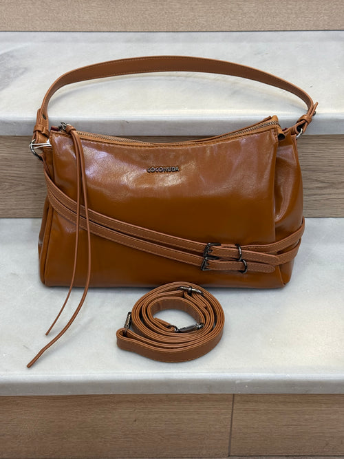 Τσάντα Ώμου & Χιαστί Camel