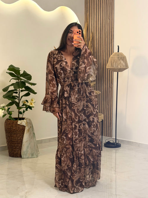 Kallia Dress Chocolate