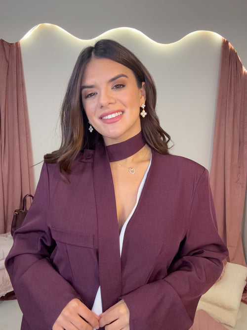 Valeria Blazer Μπορντώ