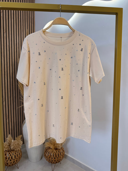 Oversized T-Shirt Beige