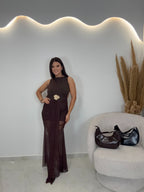 Zenilda Chocolate Dress