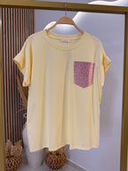 Yellow Strass T-Shirt