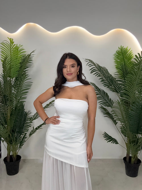 Laura White Dress