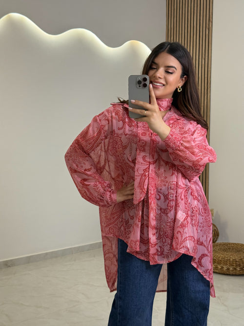 Kelly Πουκάμισο Rose-Red