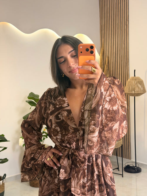 Kallia Dress Chocolate