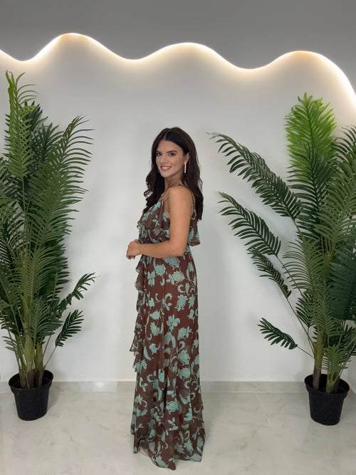 Regina Dress Chocolate