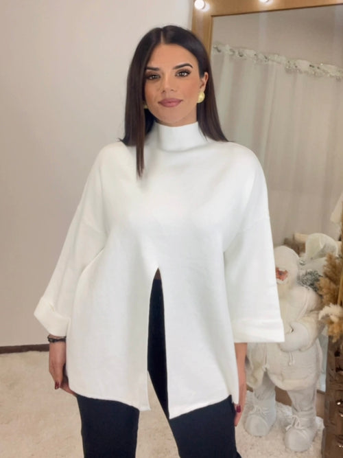 Natalie Λευκό Πουλόβερ