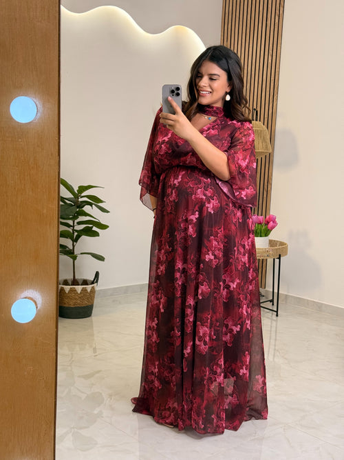 Lina Dress Cherry